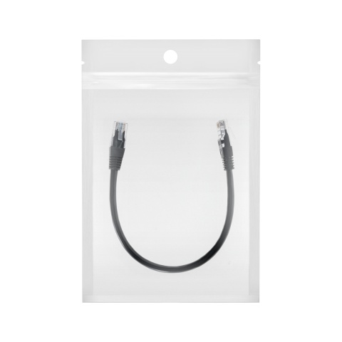 Kabel sieciowy LAN Ethernet RJ45 UTP CAT6 patchcord 0,25m Rebel Kabel sieciowy LAN Ethernet RJ45 UTP CAT6 patchcord 0,25m Rebel