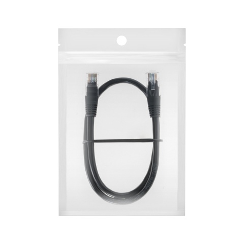 Kabel sieciowy LAN Ethernet RJ45 UTP CAT6 patchcord 0,5m Rebel Kabel sieciowy LAN Ethernet RJ45 UTP CAT6 patchcord 0,5m Rebel