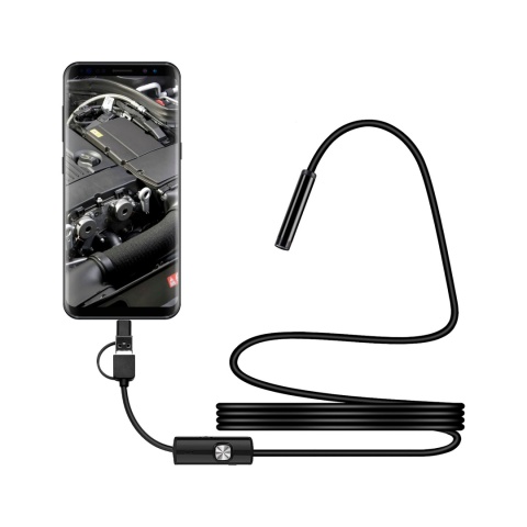 Kamera inspekcyjna do telefonu Rebel 720p IP67 2m 67° USB USB-C Micro USB Kamera inspekcyjna do telefonu Rebel 720p IP67 2m 67° USB USB-C Micro USB