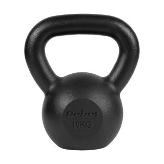 Kettlebell żeliwny 10kg kettle hantel obciążenie odważnik do ćwiczeń Rebel
