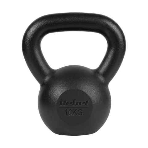 Kettlebell żeliwny 10kg kettle hantel obciążenie odważnik do ćwiczeń Rebel Kettlebell żeliwny 10kg kettle hantel obciążenie odważnik do ćwiczeń Rebel
