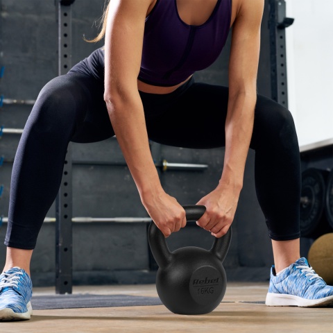 Kettlebell żeliwny 10kg kettle hantel obciążenie odważnik do ćwiczeń Rebel Kettlebell żeliwny 10kg kettle hantel obciążenie odważnik do ćwiczeń Rebel