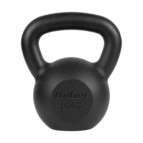 Kettlebell żeliwny 16kg kettle hantel obciążenie odważnik do ćwiczeń Rebel Kettlebell żeliwny 16kg kettle hantel obciążenie odważnik do ćwiczeń Rebel