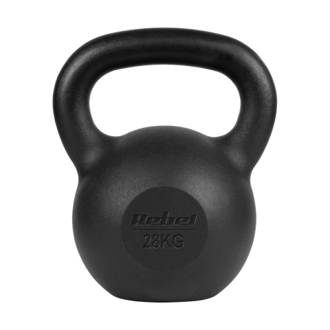 Kettlebell żeliwny 28kg kettle hantel obciążenie odważnik do ćwiczeń Rebel Kettlebell żeliwny 28kg kettle hantel obciążenie odważnik do ćwiczeń Rebel