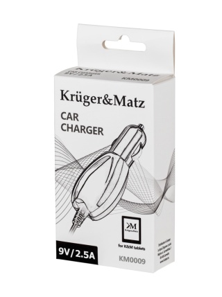 Ładowarka samochodowa Kruger&Matz 9 V / 2,5 A