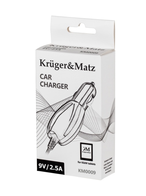 Ładowarka samochodowa Kruger&Matz 9 V / 2,5 A