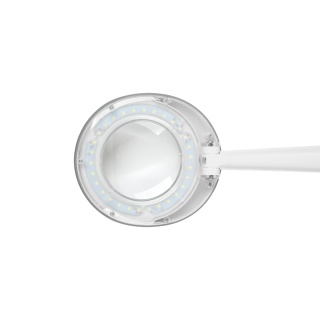 Lampa warsztatowa z lupą kosmetyczna 48x LED 5dpi 6W 6500K regulacja Rebel