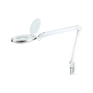 Lampa warsztatowa z lupą kosmetyczna 60x LED 5dpi 10W 6500K regulacja Rebel