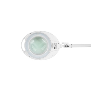 Lampa warsztatowa z lupą kosmetyczna 60x LED 5dpi 10W 6500K regulacja Rebel