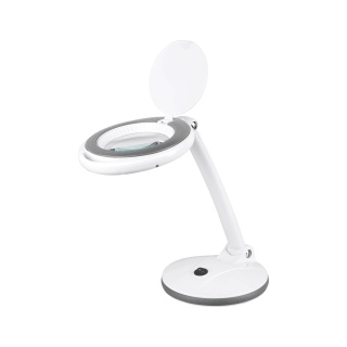 Lampa warsztatowa z lupą kosmetyczna LED 5dpi 6W 6500K regulacja Rebel