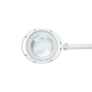 Lampa warsztatowa z lupą kosmetyczna LED 5dpi 6W 6500K regulacja Rebel