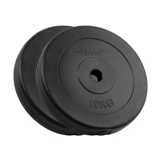 Obciążenie bitumiczne zestaw 2x10kg 20kg otwór 31mm talerz klasyczny REBEL