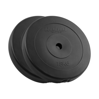 Obciążenie bitumiczne zestaw 2x15kg 30kg otwór 31mm talerz klasyczny REBEL