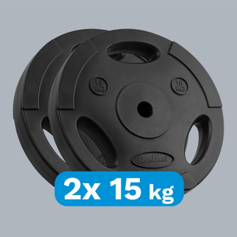 Obciążenie bitumiczne zestaw 2x15kg 30kg otwór 31mm talerz uchwyty REBEL Obciążenie bitumiczne zestaw 2x15kg 30kg otwór 31mm talerz uchwyty REBEL
