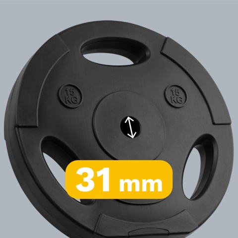 Obciążenie bitumiczne zestaw 2x15kg 30kg otwór 31mm talerz uchwyty REBEL Obciążenie bitumiczne zestaw 2x15kg 30kg otwór 31mm talerz uchwyty REBEL