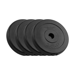 Obciążenie bitumiczne zestaw 4x2.5kg 10kg otwór 31mm talerz klasyczny REBEL