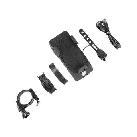 Uchwyt rowerowy na telefon powerbank latarka dzwonek Kruger&Matz XT 50 Uchwyt rowerowy na telefon powerbank latarka dzwonek Kruger&Matz XT 50