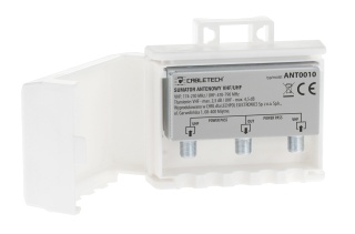 Zwrotnica sumator antenowy VHF/UHF 12 V 60 mA złącza F IP53