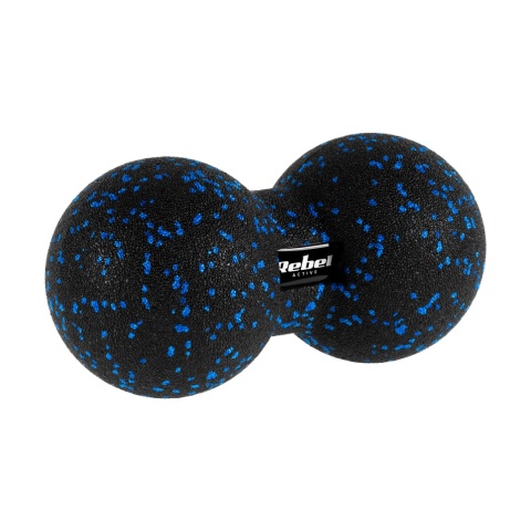 Duoball podwójna piłka do masażu ćwiczeń 12cm materiał EPP REBEL ACTIVE