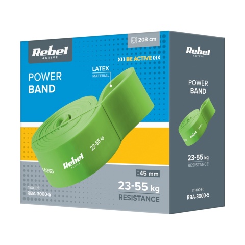 Guma oporowa taśma do ćwiczeń elastyczna power band 23-55 kg Rebel