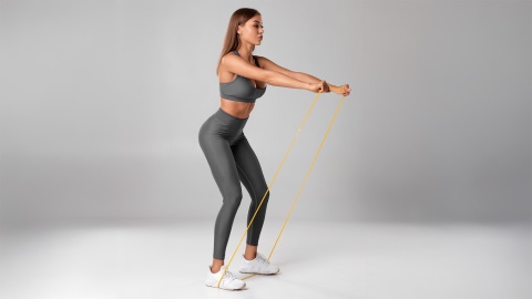 Guma oporowa taśma do ćwiczeń elastyczna wytrzymała power band 4-7 kg Rebel