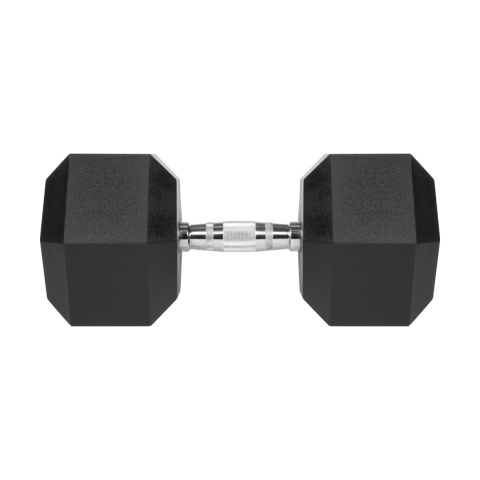Hantel żeliwny gumowany sztangielka hantla HEX 37.5kg Rebel hexagonalne Hantel żeliwny gumowany sztangielka hantla HEX 37.5kg Rebel hexagonalne