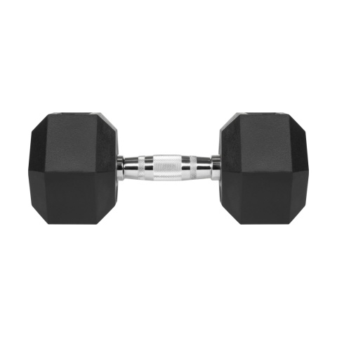 Hantle żeliwne gumowane HEX 2x15kg Rebel hexagonalne zestaw 30kg SOLIDNE Hantle żeliwne gumowane HEX 2x15kg Rebel hexagonalne zestaw 30kg SOLIDNE