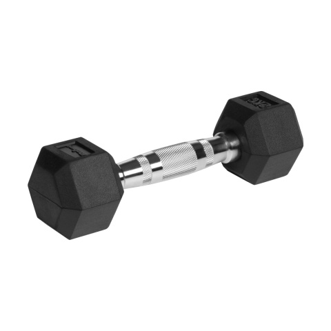 Hantle żeliwne gumowane HEX 2x2kg Rebel hexagonalne zestaw 4kg SOLIDNE Hantle żeliwne gumowane HEX 2x2kg Rebel hexagonalne zestaw 4kg SOLIDNE