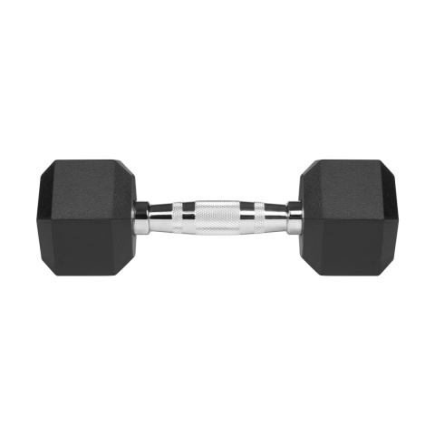 Hantle żeliwne gumowane HEX 2x4kg Rebel hexagonalne zestaw 8kg SOLIDNE Hantle żeliwne gumowane HEX 2x4kg Rebel hexagonalne zestaw 8kg SOLIDNE