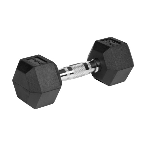 Hantle żeliwne gumowane HEX 2x7kg Rebel hexagonalne zestaw 14kg SOLIDNE Hantle żeliwne gumowane HEX 2x7kg Rebel hexagonalne zestaw 14kg SOLIDNE