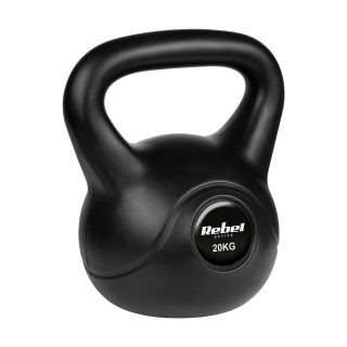 Kettlebell 20kg kettle hantel obciążenie odważnik kula do ćwiczeń ABS Rebel