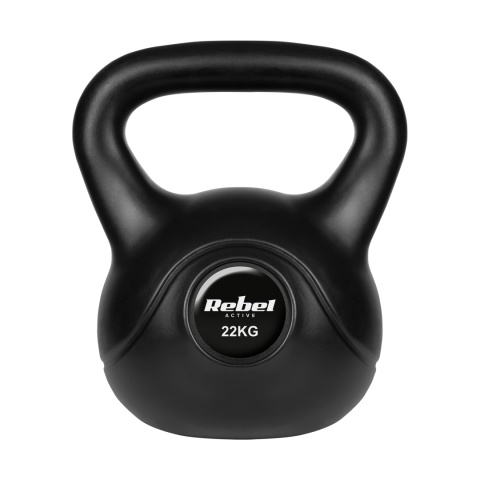 Kettlebell 22kg kettle hantel obciążenie odważnik kula do ćwiczeń ABS Rebel