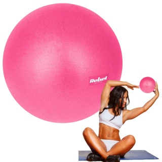 Mini piłka gimnastyczna do pilates rehabilitacyjna 25cm z pompką Rebel