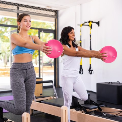 Mini piłka gimnastyczna do pilates rehabilitacyjna 25cm z pompką Rebel Mini piłka gimnastyczna do pilates rehabilitacyjna 25cm z pompką Rebel
