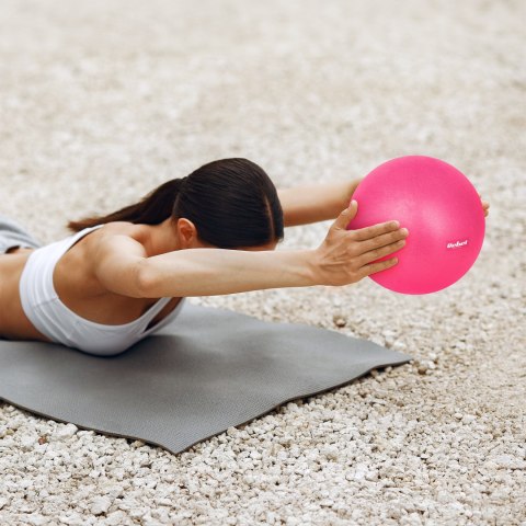 Mini piłka gimnastyczna do pilates rehabilitacyjna 25cm z pompką Rebel Mini piłka gimnastyczna do pilates rehabilitacyjna 25cm z pompką Rebel