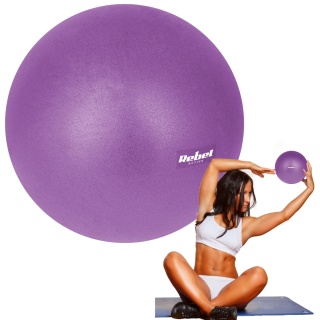 Mini piłka gimnastyczna do pilates rehabilitacyjna 25cm z pompką Rebel