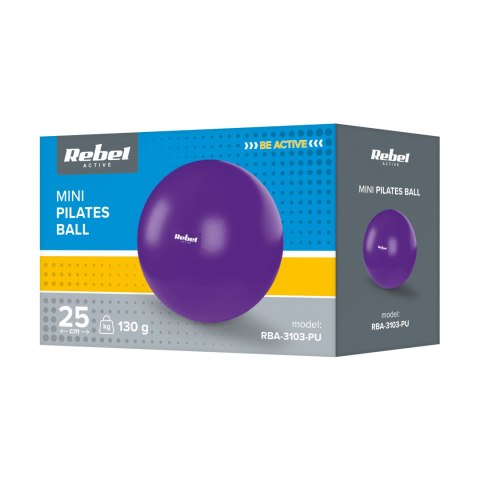 Mini piłka gimnastyczna do pilates rehabilitacyjna 25cm z pompką Rebel Mini piłka gimnastyczna do pilates rehabilitacyjna 25cm z pompką Rebel