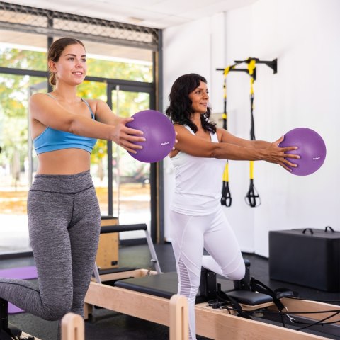 Mini piłka gimnastyczna do pilates rehabilitacyjna 25cm z pompką Rebel Mini piłka gimnastyczna do pilates rehabilitacyjna 25cm z pompką Rebel