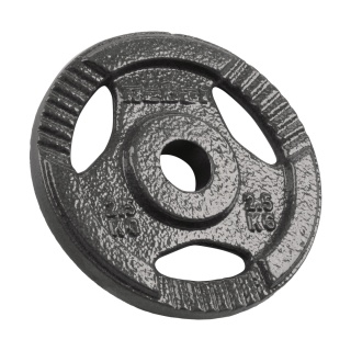 Obciążenie żeliwne zestaw 4x2.5kg 10kg otwór 31mm talerz z uchwytami REBEL
