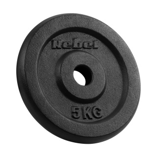 Obciążenie żeliwne zestaw 4x5kg 20kg otwór 31mm talerz klasyczne REBEL