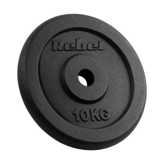 Obciążenie żeliwne zestw 2x10kg 20kg otwór 31mm talerz REBEL