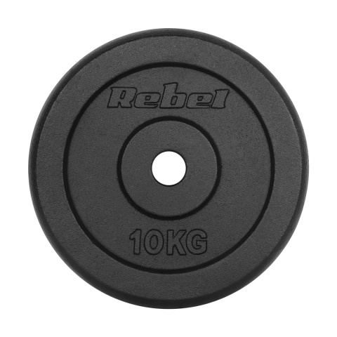 Obciążenie żeliwne zestw 2x10kg 20kg otwór 31mm talerz REBEL