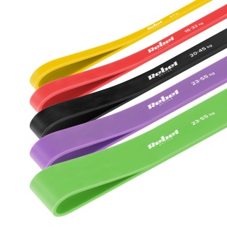Zestaw 5 gum do ćwiczeń power band taśmy oporowe treningowe fitness Rebel