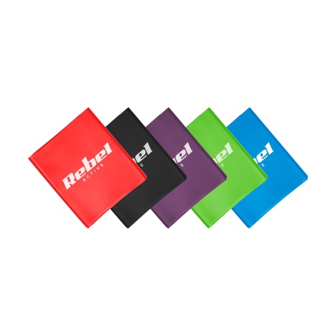 Zestaw 5 gum taśm do ćwiczeń treningu rehabilitacyjna fitness band 2M Rebel