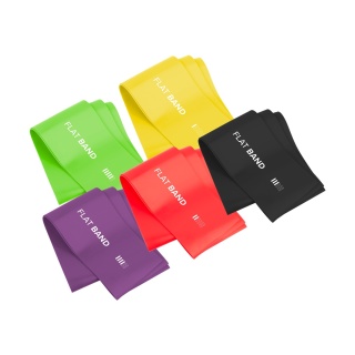 Zestaw 5 gum taśm do ćwiczeń treningu rehabilitacyjna fitness band 2M Rebel