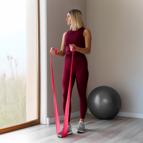 Zestaw 5 gum taśm do ćwiczeń treningu rehabilitacyjna fitness band 2M Rebel