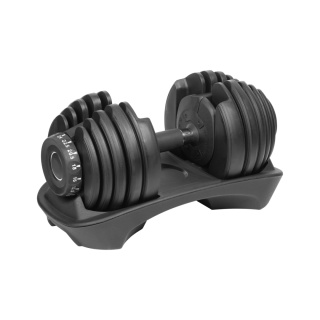 Hantel żeliwny regulowany gumowany obciążenie 24 kg hantle żeliwne Rebel