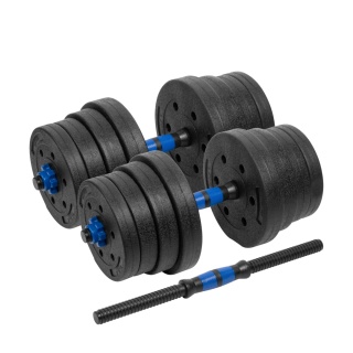 Hantle bitumiczne regulowane z łącznikiem 2 x 15kg średnica 28 mm Rebel