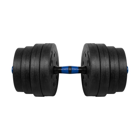 Hantle bitumiczne regulowane z łącznikiem 2 x 15kg średnica 28 mm Rebel Hantle bitumiczne regulowane z łącznikiem 2 x 15kg średnica 28 mm Rebel