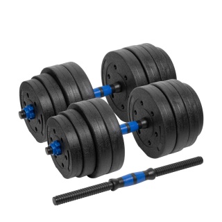 Hantle bitumiczne regulowane z łącznikiem 2x20kg średnica 28 mm Rebel